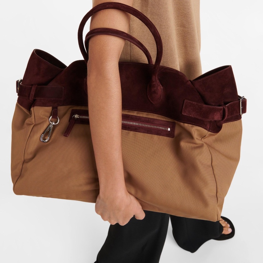 The Row Margaux 17 Inside Out Canvas Tote Bag - Picture 3 of 16